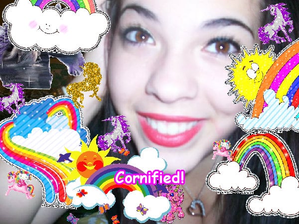 Mindblowingly divine happy cool cute glitter