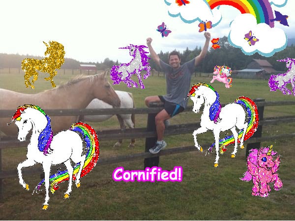 Mindblowingly fun pink merry sunny happiness