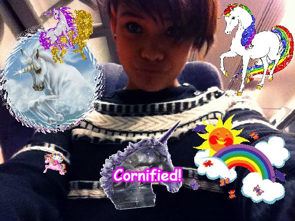 A glad sunny cool happy friend