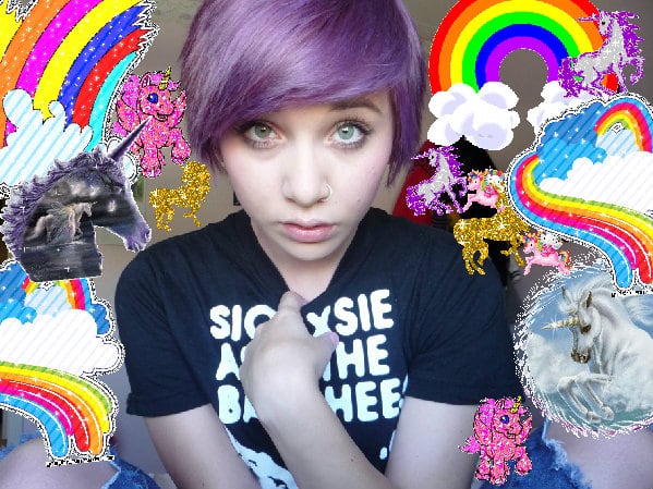 Crazy pink lovely jolly jolly glitter