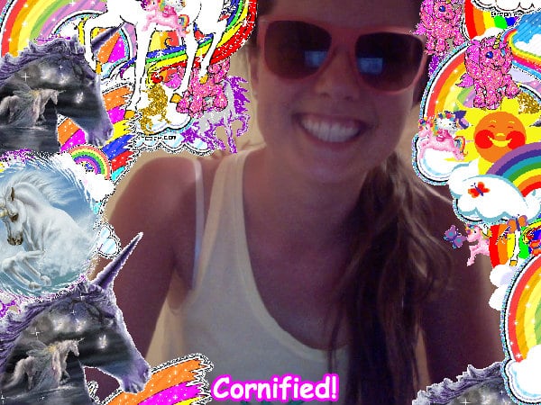 The cute awesome super joyful glitter