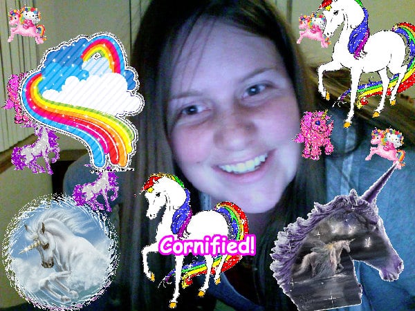 The joyful happy fun happy rainbow