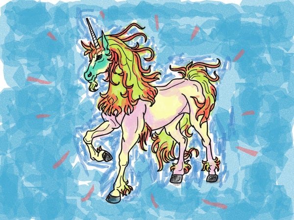 Crazy sunny joyful jolly pink happiness