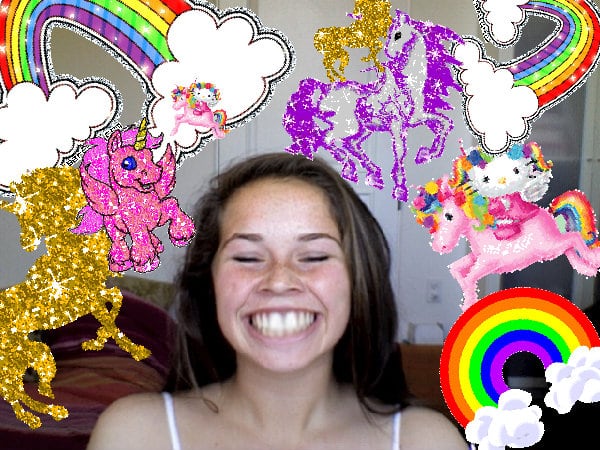 Super sunny awesome pink cute friend