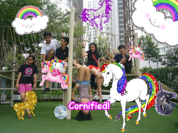 The most sunny joyful glad great glitter