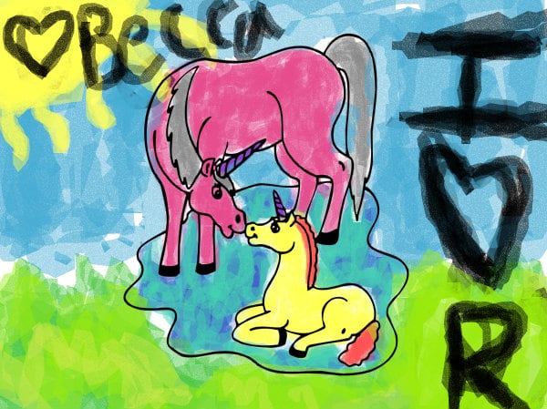 A happy pink pink lovely fun