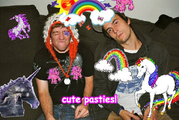 A glad super happy merry rainbow