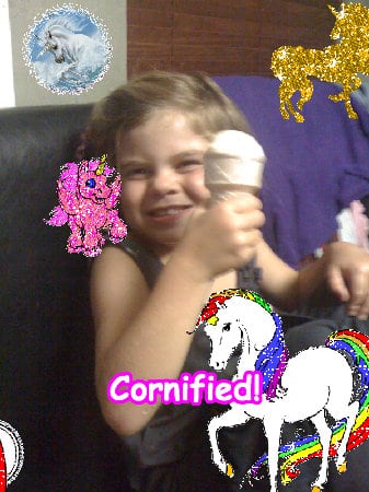 The merry glad happy fun rainbow