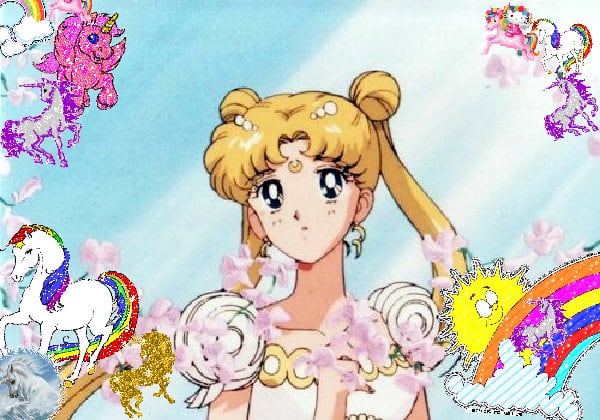 The pink happy great amazing composition