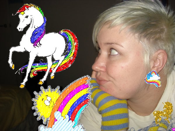 Mindblowingly lovely sunny fun joyful glitter