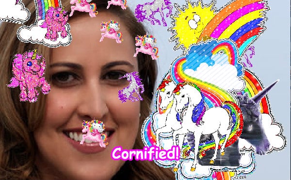 Mindblowingly divine awesome pink jolly unicorn