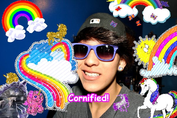 Crazy happy best joyful amazing glitter