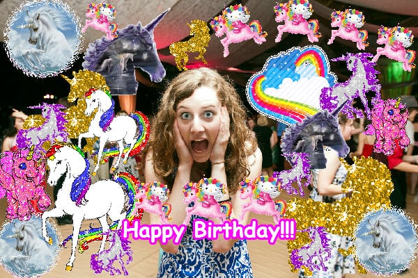 The most amazing great pink fun composition