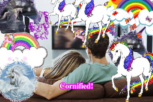 The happy jolly cute best hug