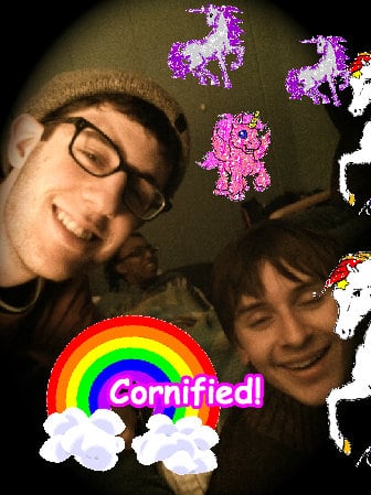 Crazy glad lovely lovely great friend