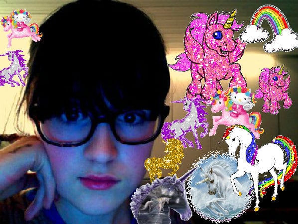 The amazing jolly glad pink happiness