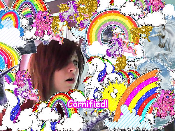 Crazy awesome joyful super great happiness