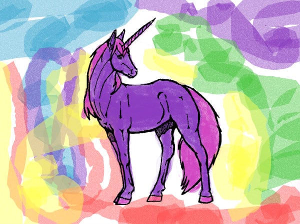 The fun cute joyful cool rainbow