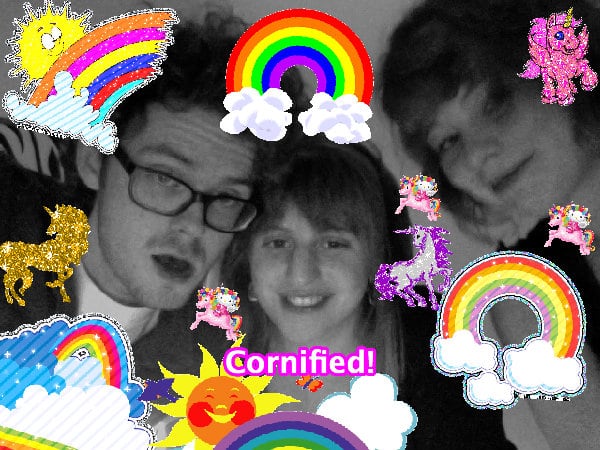 Crazy sunny best cool glad family