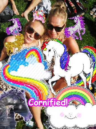 Crazy joyful merry super divine family