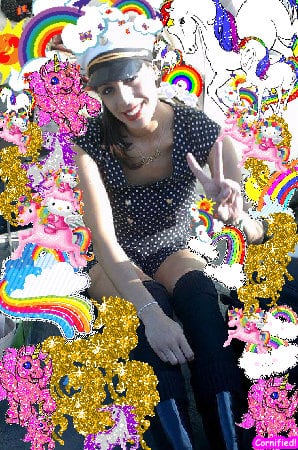 Mindblowingly pink glad divine divine glitter