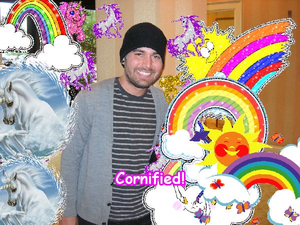 Crazy glad sunny pink great happiness