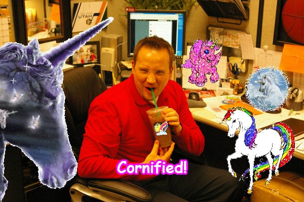 Mindblowingly merry happy fun joyful hug