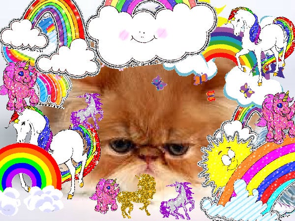 The divine happy super super unicorn