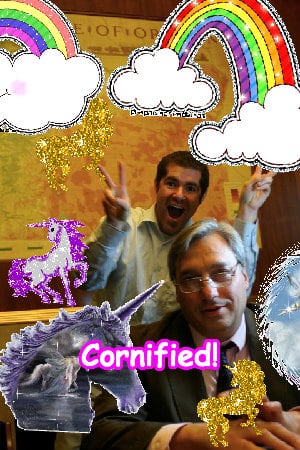 Crazy great fun happy pink unicorn