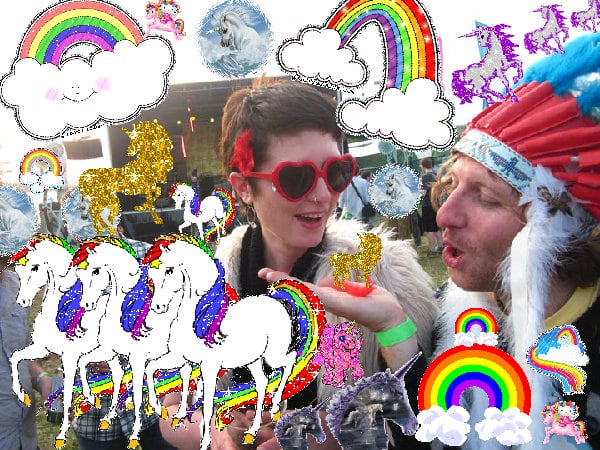 Mindblowingly lovely pink happy super glitter