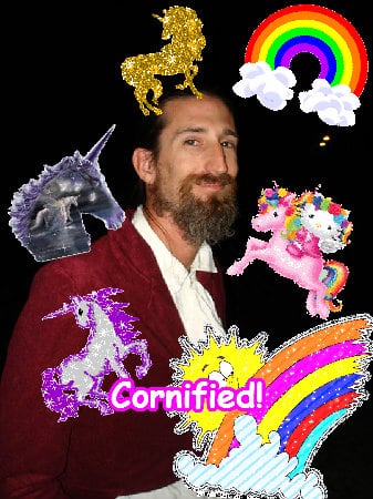 The most amazing joyful great glad unicorn