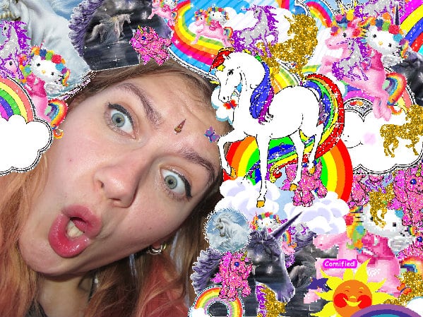 Crazy glad best cute pink photo