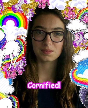 A pink joyful great jolly unicorn