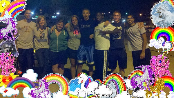 Super happy pink divine fun hug