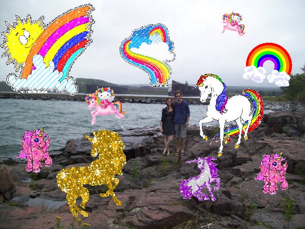 A jolly amazing merry cool unicorn