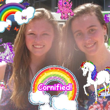 Crazy pink glad glad merry sparkle