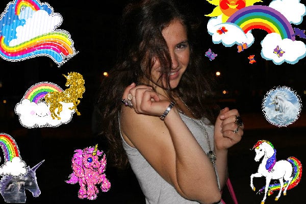 Crazy divine happy awesome happy unicorn