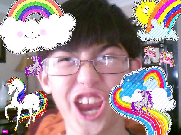 The most happy fun glad glad sparkle