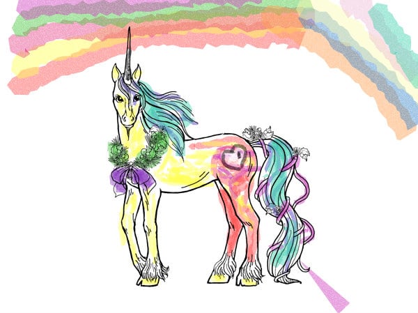 The most cool joyful pink sunny happiness