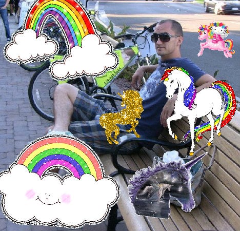 Crazy jolly amazing pink divine image