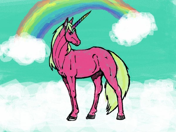 A divine cool jolly happy rainbow