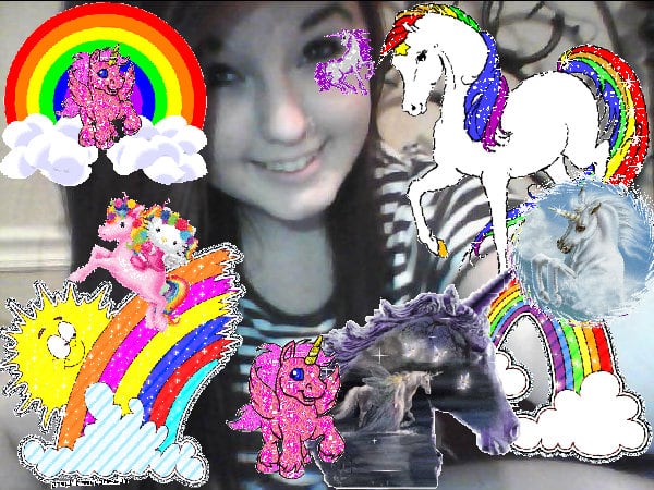 The happy merry pink joyful happiness