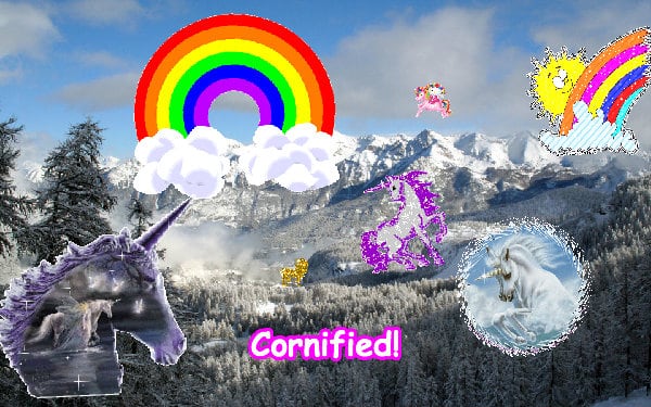 The amazing sunny super amazing rainbow