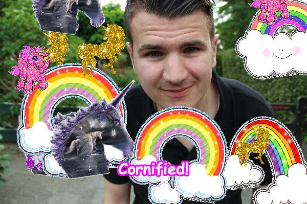 Mindblowingly awesome merry merry joyful glitter