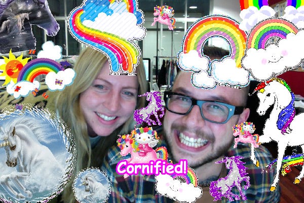 Crazy best fun merry joyful photo