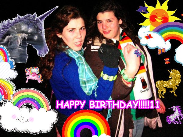 Crazy super glad jolly joyful family