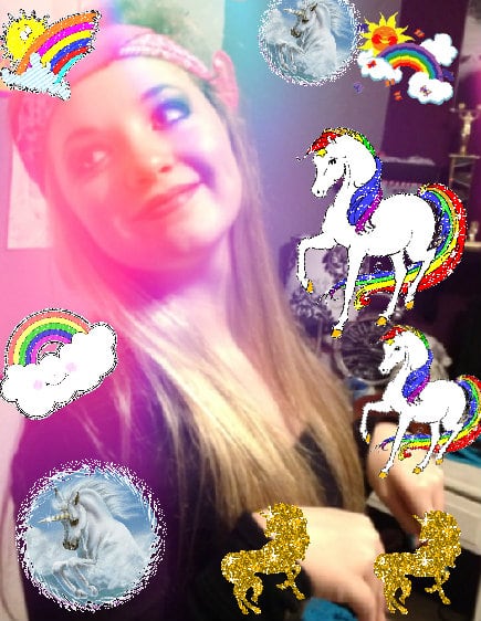 Super pink happy best jolly rainbow