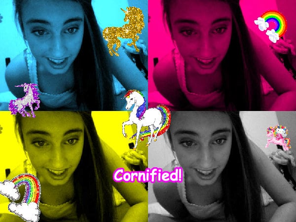 Mindblowingly joyful fun cute pink rainbow