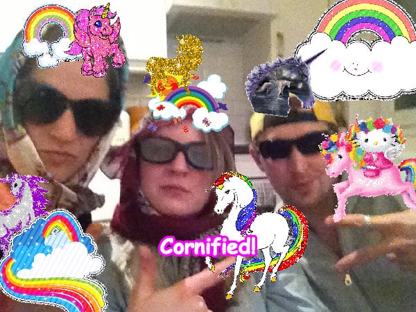 Mindblowingly super super cool pink rainbow