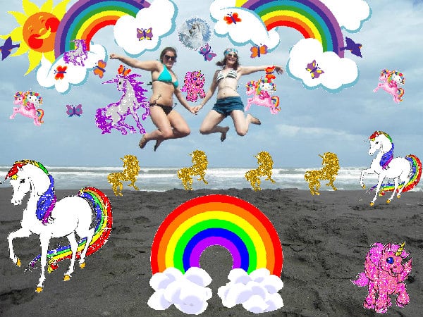 Crazy lovely happy pink awesome image